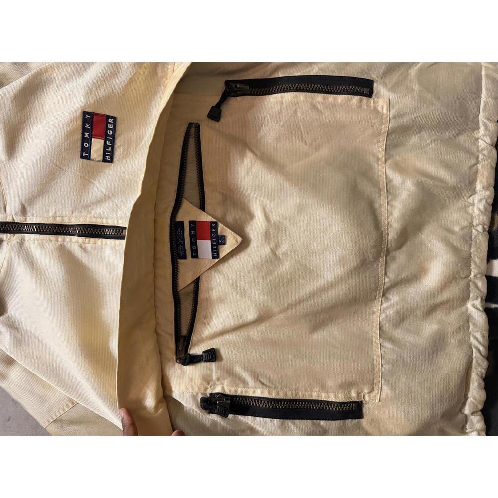 RARE Tommy Hilfiger Reversible Camo & Cream Pullover Jacket - Picture 8 of 9